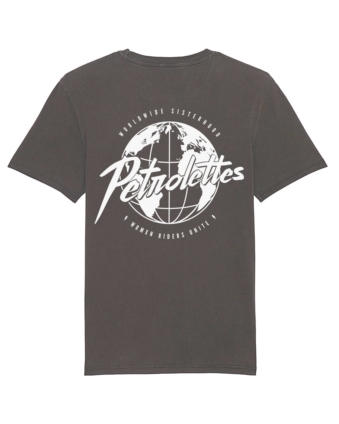 PETROLETTES GLOBE T-SHIRT WASHED BLACK