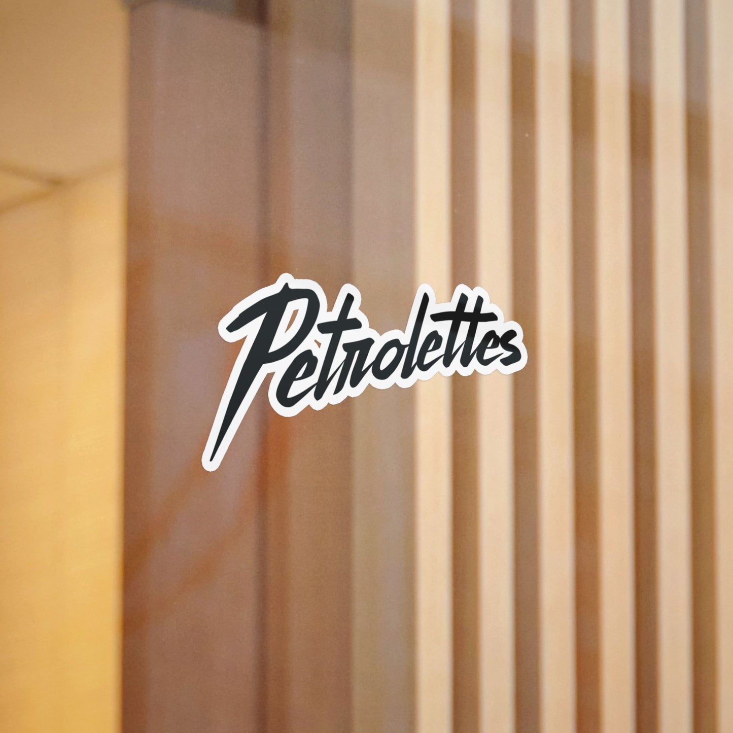 die-cut stickers: Petrolettes logo